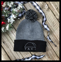 Load image into Gallery viewer, TACo 12&quot; Knit Pom Beanie